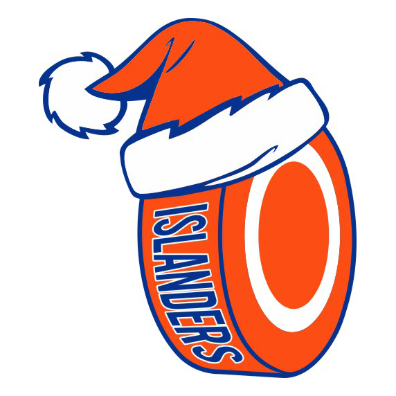 New York Islanders Hockey ball Christmas hat logo iron on paper